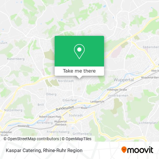 Kaspar Catering map