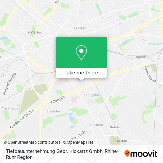 Tiefbauunternehmung Gebr. Kickartz Gmbh map