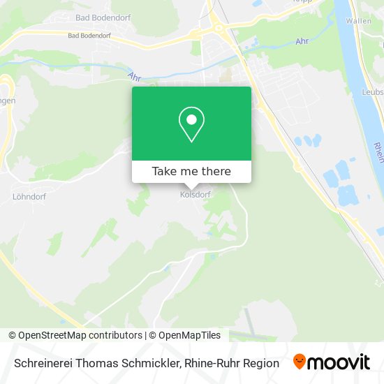 Schreinerei Thomas Schmickler map