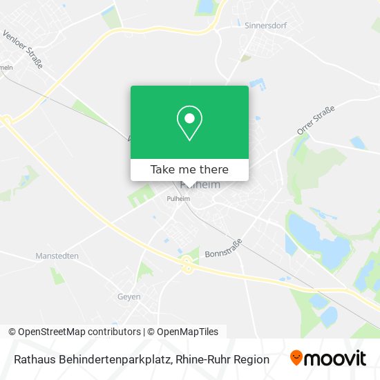Rathaus Behindertenparkplatz map