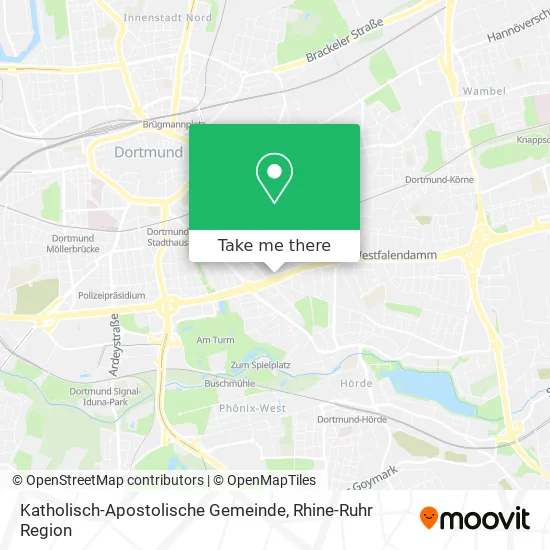 Карта Katholisch-Apostolische Gemeinde