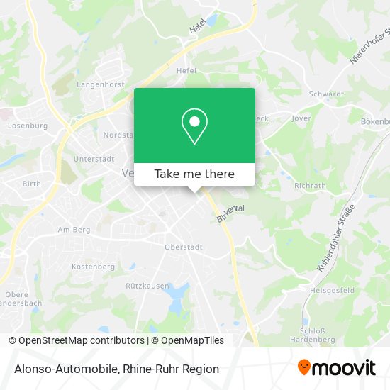 Alonso-Automobile map