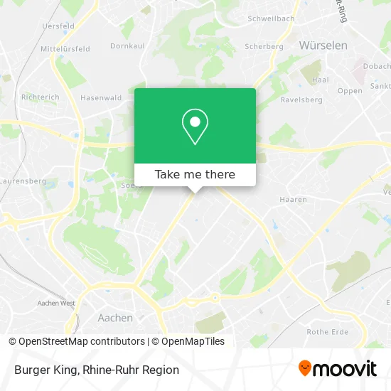 Карта Burger King