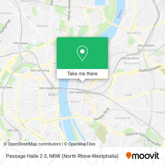 Карта Passage Halle 2-3