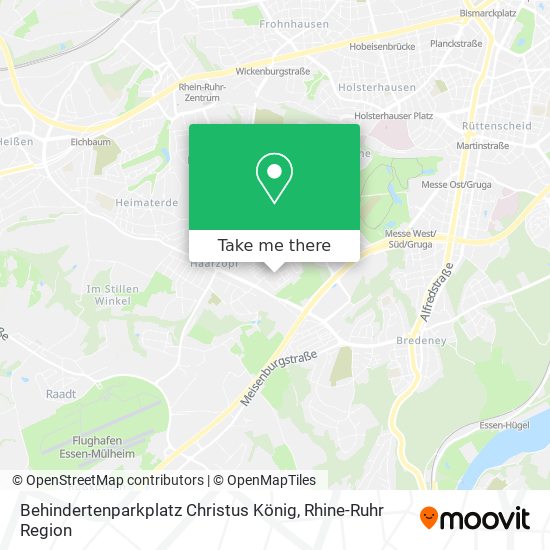 Карта Behindertenparkplatz Christus König