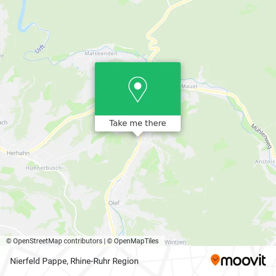 Карта Nierfeld Pappe