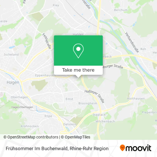 Карта Frühsommer Im Buchenwald