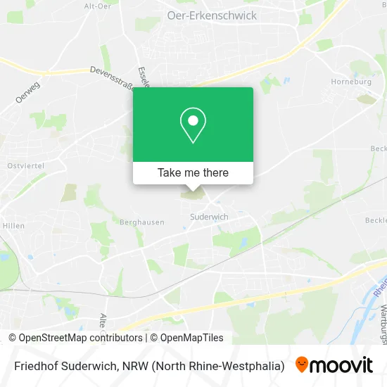 Friedhof Suderwich map