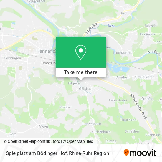 Карта Spielplatz am Bödinger Hof