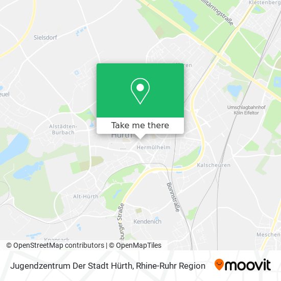 Jugendzentrum Der Stadt Hürth map