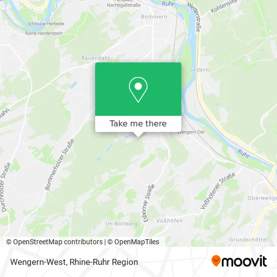 Карта Wengern-West