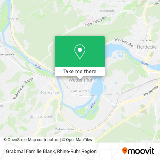 Grabmal Familie Blank map