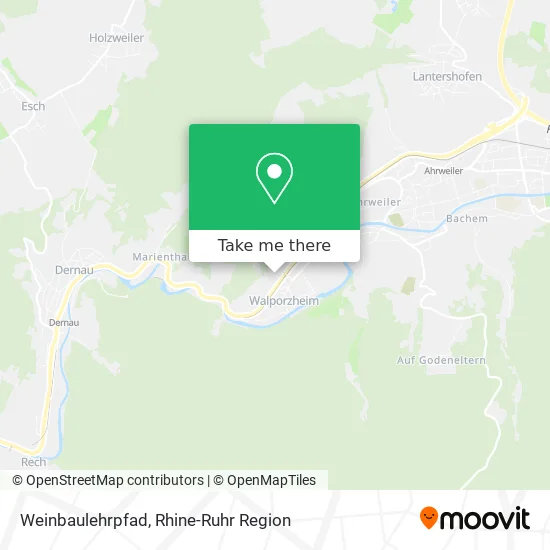 Карта Weinbaulehrpfad