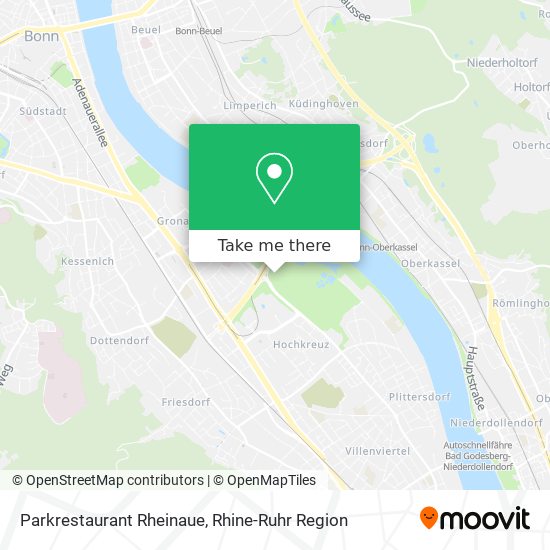 Parkrestaurant Rheinaue map