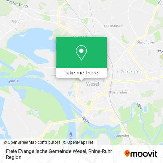 Freie Evangelische Gemeinde Wesel map