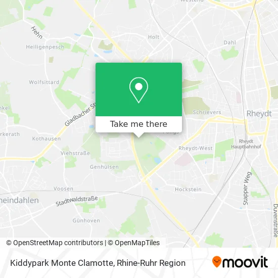 Карта Kiddypark Monte Clamotte