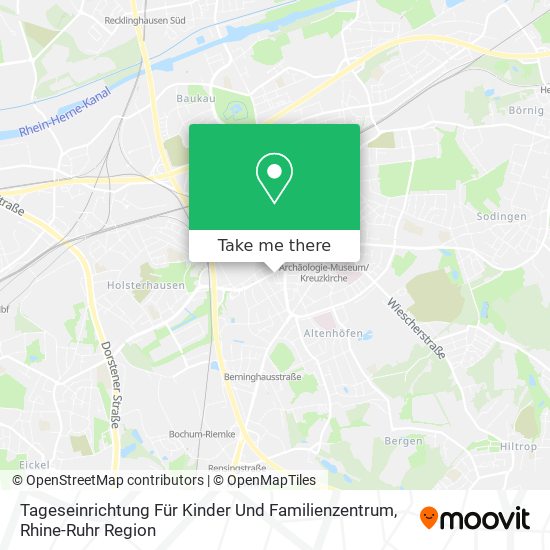 Карта Tageseinrichtung Für Kinder Und Familienzentrum