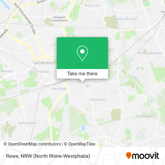 Rewe map