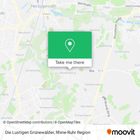 Die Lustigen Grünewälder map
