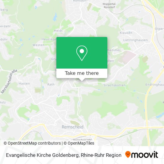 Evangelische Kirche Goldenberg map