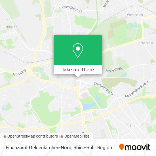 Карта Finanzamt Gelsenkirchen-Nord