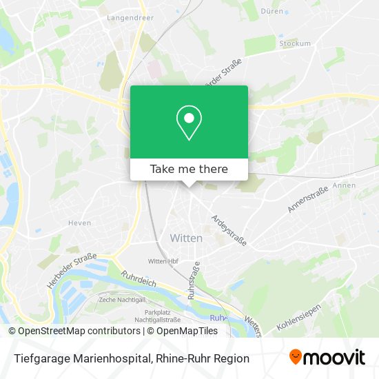 Tiefgarage Marienhospital map