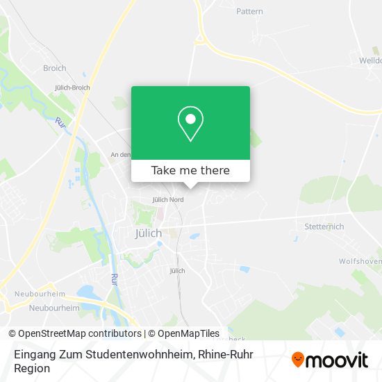 Eingang Zum Studentenwohnheim map