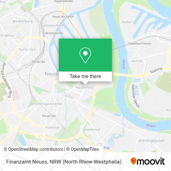 Finanzamt Neuss map