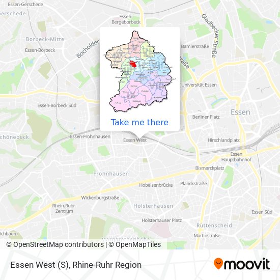 Essen West (S) map