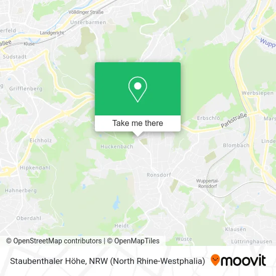 Карта Staubenthaler Höhe