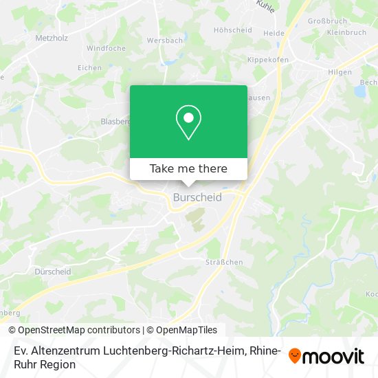 Ev. Altenzentrum Luchtenberg-Richartz-Heim map