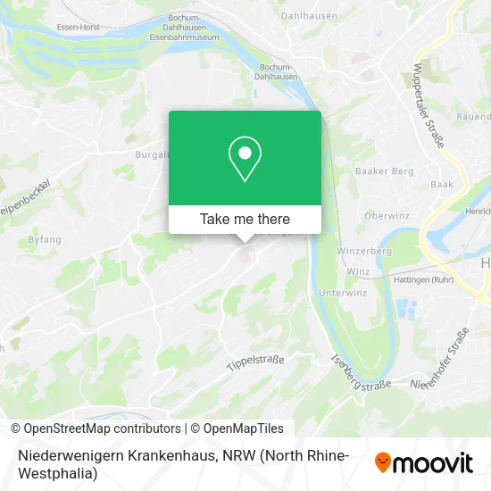 Niederwenigern Krankenhaus map
