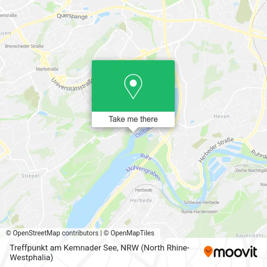 Карта Treffpunkt am Kemnader See