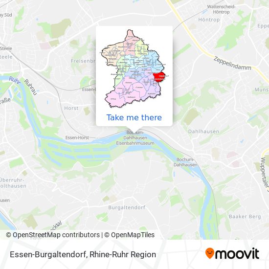 Essen-Burgaltendorf map