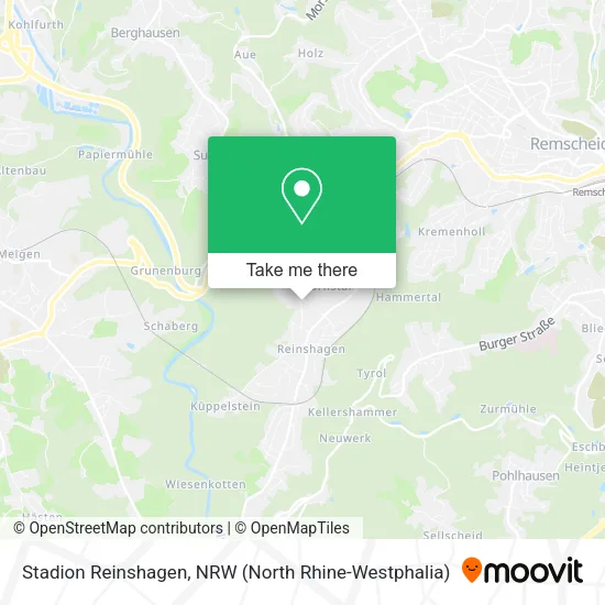 Stadion Reinshagen map