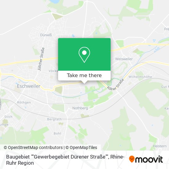 Baugebiet ""Gewerbegebiet Dürener Straße"" map