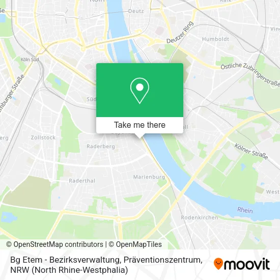 Карта Bg Etem - Bezirksverwaltung, Präventionszentrum