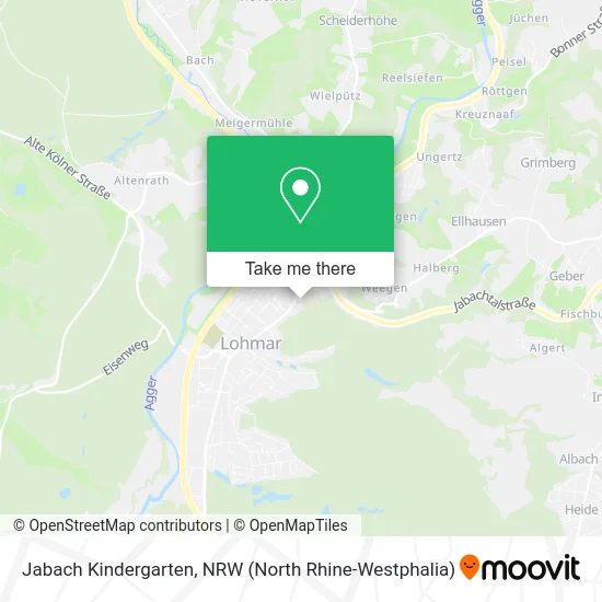 Jabach Kindergarten map