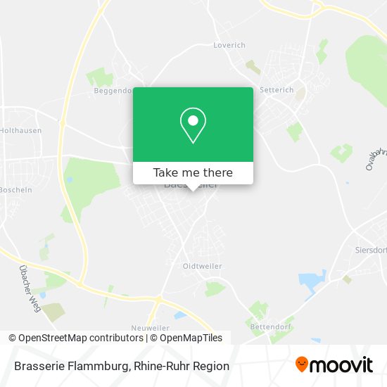 Карта Brasserie Flammburg