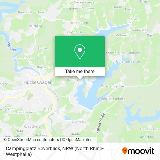 Campingplatz Beverblick map