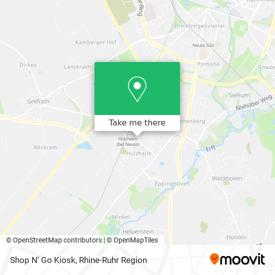 Shop N' Go Kiosk map
