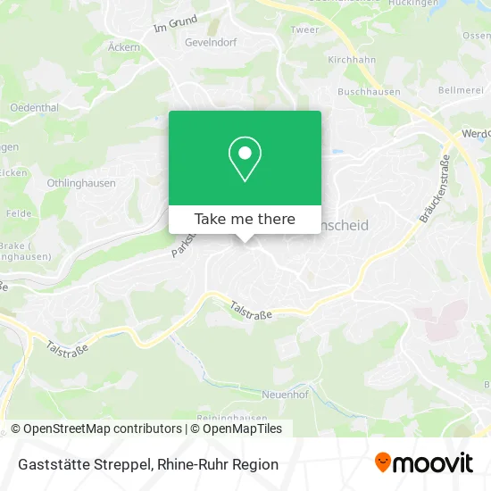 Карта Gaststätte Streppel