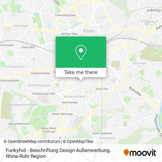 Funkyfoil - Beschriftung Design Außenwerbung map