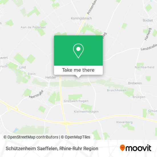 Schützenheim Saeffelen map
