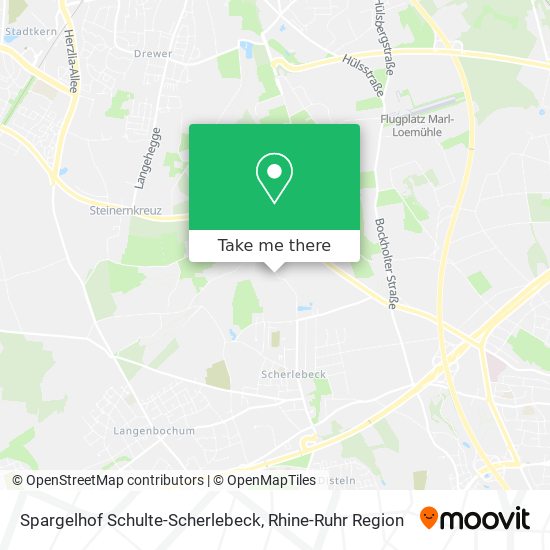 Spargelhof Schulte-Scherlebeck map