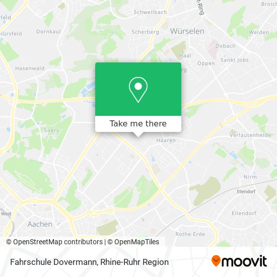 Fahrschule Dovermann map