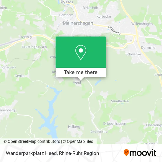 Карта Wanderparkplatz Heed