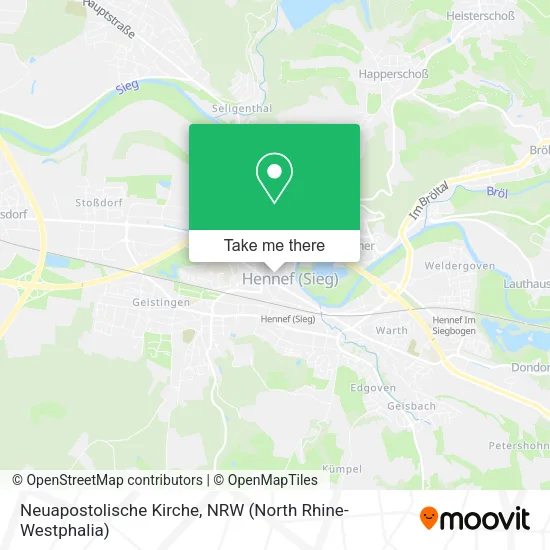 Neuapostolische Kirche map