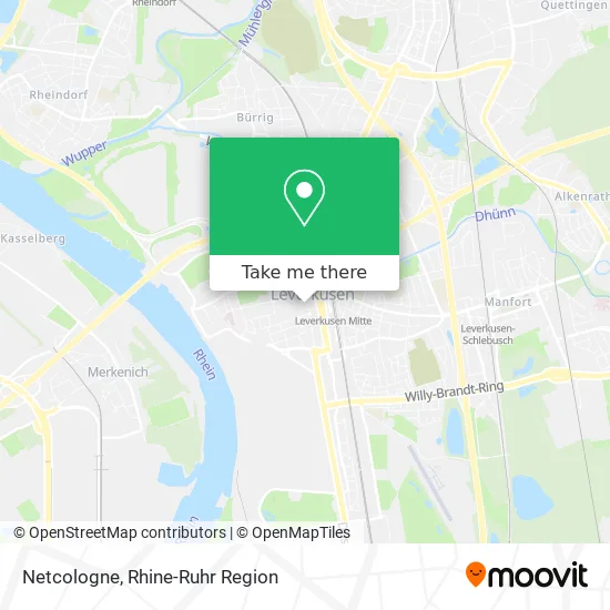 Карта Netcologne