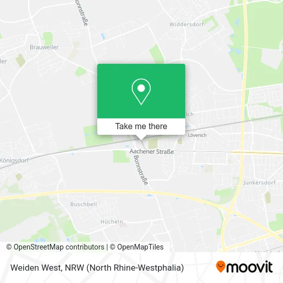 Карта Weiden West